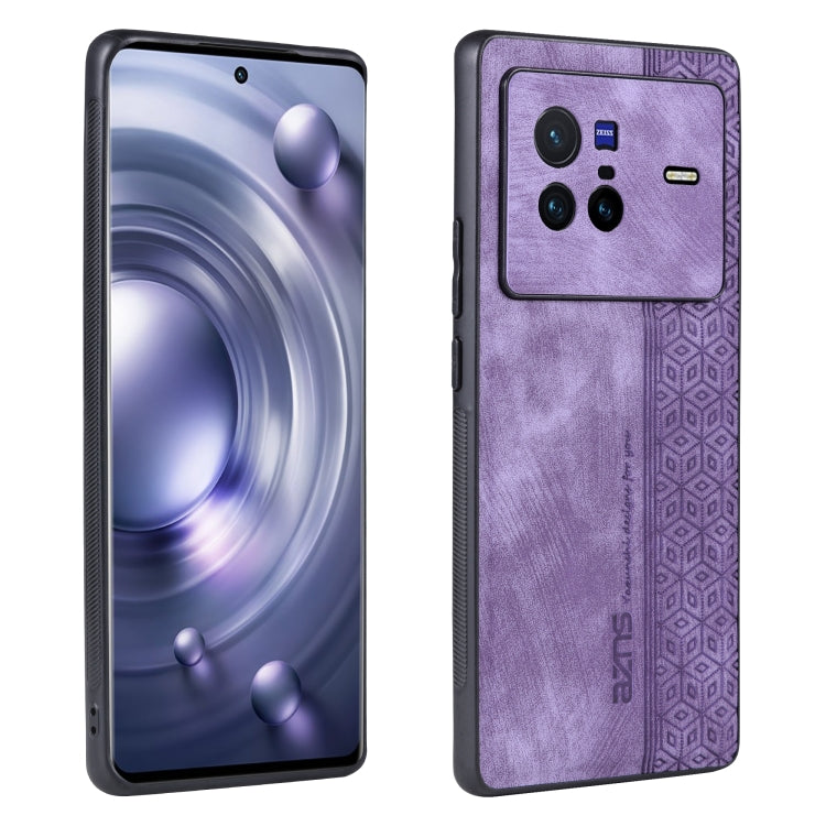 Custodia per telefono AZNS in pelle goffrata 3D, For vivo S15 Pro, For vivo S15e / T1 Pro, For vivo X80, For Huawei Enjoy 50 Pro / nova Y90