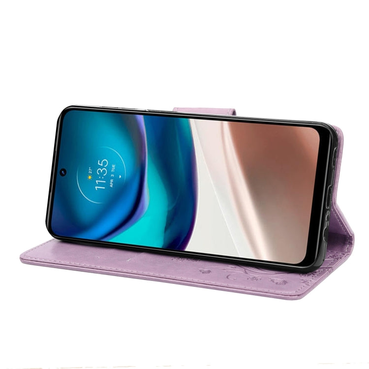 Custodia per cellulare in pelle con motivo floreale a farfalla, For Motorola Moto G42, For OnePlus 10T, For Samsung Galaxy A04