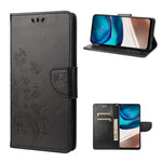 Custodia per cellulare in pelle con motivo floreale a farfalla, For Motorola Moto G42, For OnePlus 10T, For Samsung Galaxy A04