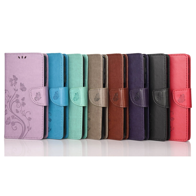Custodia per cellulare in pelle con motivo floreale a farfalla, For Motorola Moto G42, For OnePlus 10T, For Samsung Galaxy A04