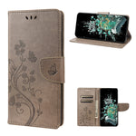 Custodia per cellulare in pelle con motivo floreale a farfalla, For Motorola Moto G42, For OnePlus 10T, For Samsung Galaxy A04