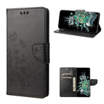 Custodia per cellulare in pelle con motivo floreale a farfalla, For Motorola Moto G42, For OnePlus 10T, For Samsung Galaxy A04