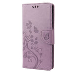 Custodia per cellulare in pelle con motivo floreale a farfalla, For Asus Zenfone 9