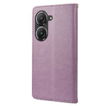 Custodia per cellulare in pelle con motivo floreale a farfalla, For Asus Zenfone 9