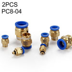 LAIZE 10 pz PC filettatura maschio diritto pneumatico raccordo rapido connettore, PC4-01 (10pcs), PC4-02 (10pcs), PC4-M5 (10pcs), PC6-01 (10pcs), PC6-02 (10pcs), PC6-03 (10pcs), PC6-04 (2pcs), PC6-M5 (10pcs), PC8-01 (10pcs), PC8-02 (10pcs), PC8-03 (10p...