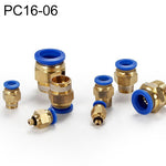 LAIZE 10 pz PC filettatura maschio diritto pneumatico raccordo rapido connettore, PC16-03 (2pcs), PC16-04 (2pcs), PC16-06 (1pc)