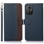 KHAZNEH Custodia per telefono RFID in pelle con texture Litchi, For Xiaomi Poco M4 5G, For Xiaomi Poco M5 5G / 4G