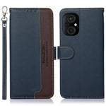 KHAZNEH Custodia per telefono RFID in pelle con texture Litchi, For Xiaomi Poco M4 5G, For Xiaomi Poco M5 5G / 4G