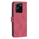 Custodia per telefono in pelle con struttura a rombo con fibbia magnetica, For vivo Y35 / Y22, For Xiaomi Redmi A1, For Samsung Galaxy A04 4G, For Samsung Galaxy A23e 5G