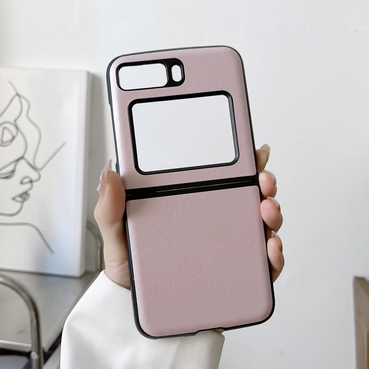 Custodia per telefono PU in pelle bovina, For Motorola Moto Razr 2022