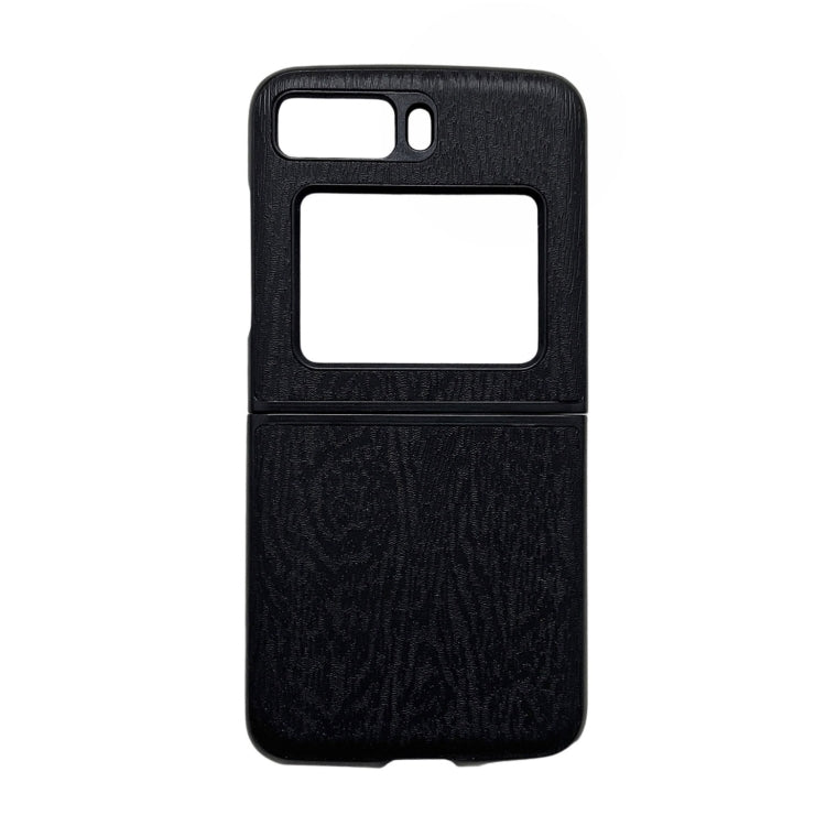 Custodia per telefono in PU con struttura in legno, For Motorola Moto Razr 2022