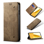 Custodia per telefono in pelle con texture denim, For vivo Y16 4G Global/Y02s 4G Global, For vivo Y35 4G Global/Y22/Y22s, For vivo Y77 5G Malaysian/Y77e Global