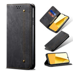 Custodia per telefono in pelle con texture denim, For vivo Y16 4G Global/Y02s 4G Global, For vivo Y35 4G Global/Y22/Y22s, For vivo Y77 5G Malaysian/Y77e Global