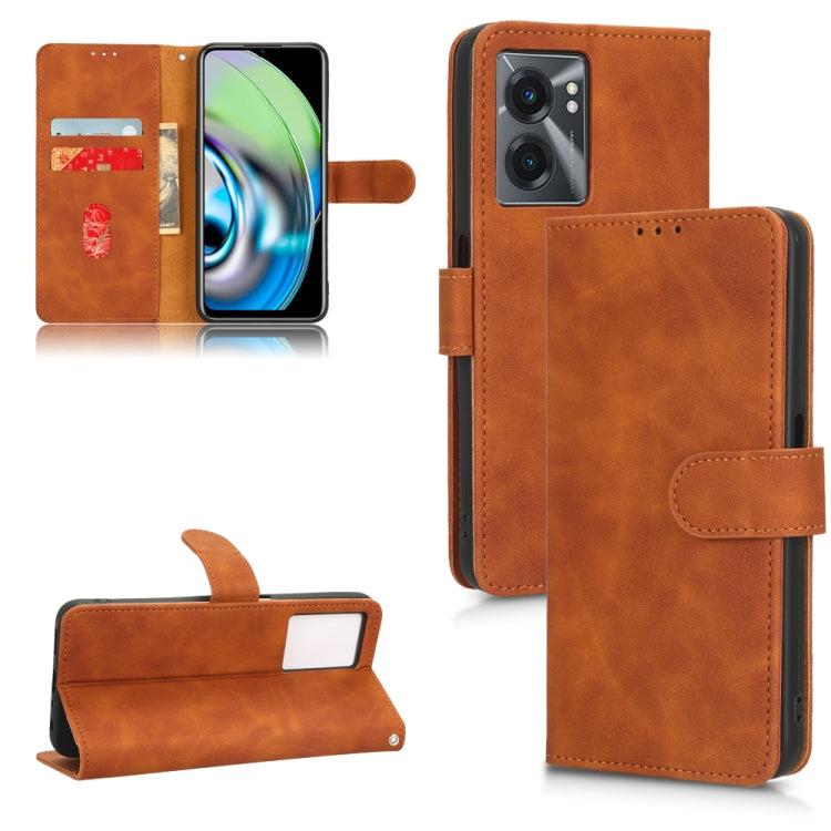 Custodia per telefono in pelle con vibrazione magnetica Skin Feel, For Realme V23 5G / OPPO A57 5G, For vivo Y22s / Y35, For Cubot X50, For Motorola Edge 30 Lite / 30 Neo