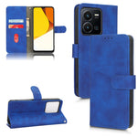 Custodia per telefono in pelle con vibrazione magnetica Skin Feel, For Realme V23 5G / OPPO A57 5G, For vivo Y22s / Y35, For Cubot X50, For Motorola Edge 30 Lite / 30 Neo