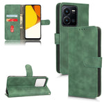 Custodia per telefono in pelle con vibrazione magnetica Skin Feel, For Realme V23 5G / OPPO A57 5G, For vivo Y22s / Y35, For Cubot X50, For Motorola Edge 30 Lite / 30 Neo