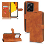 Custodia per telefono in pelle con vibrazione magnetica Skin Feel, For Realme V23 5G / OPPO A57 5G, For vivo Y22s / Y35, For Cubot X50, For Motorola Edge 30 Lite / 30 Neo