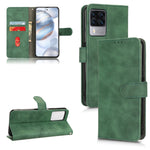 Custodia per telefono in pelle con vibrazione magnetica Skin Feel, For Realme V23 5G / OPPO A57 5G, For vivo Y22s / Y35, For Cubot X50, For Motorola Edge 30 Lite / 30 Neo