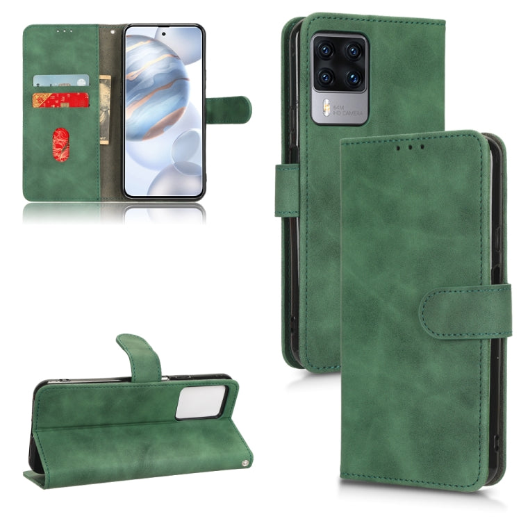 Custodia per telefono in pelle con vibrazione magnetica Skin Feel, For Realme V23 5G / OPPO A57 5G, For vivo Y22s / Y35, For Cubot X50, For Motorola Edge 30 Lite / 30 Neo