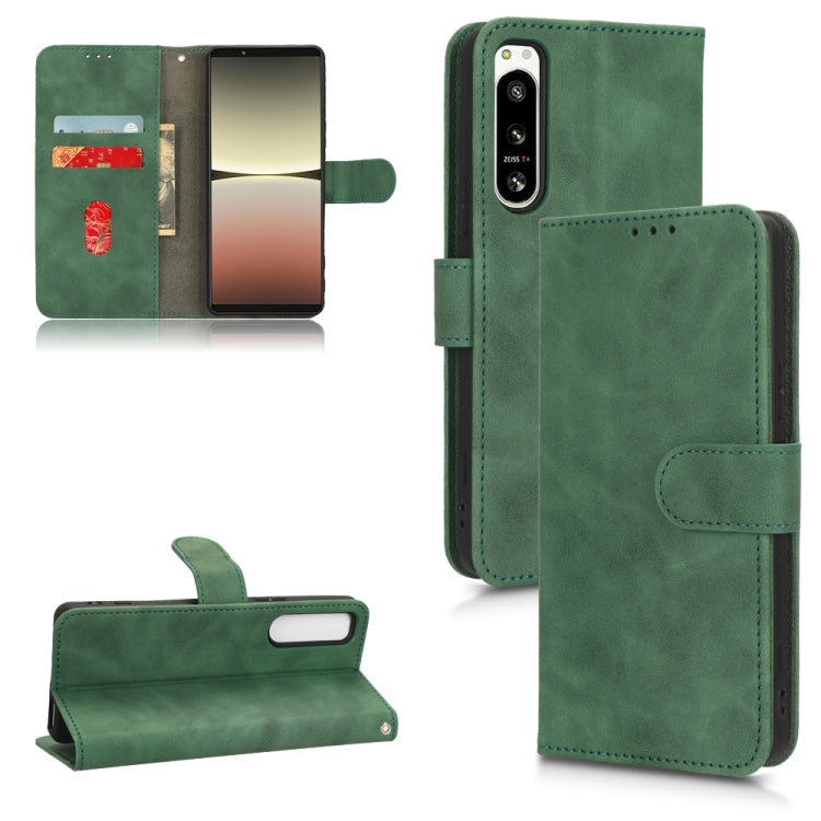Custodia per telefono in pelle con vibrazione magnetica Skin Feel, For Samsung Galaxy A23e 5G / A23 5G / A23s JP Version, For Sony Xperia 5 IV