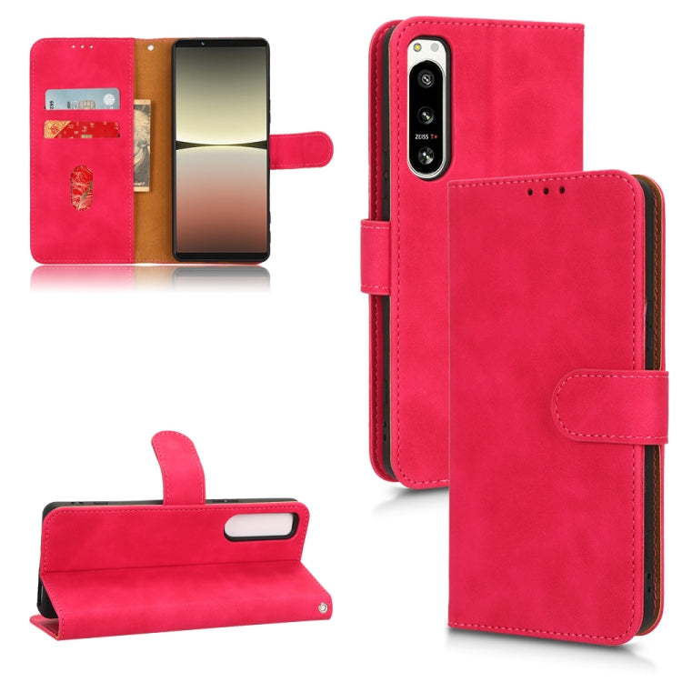 Custodia per telefono in pelle con vibrazione magnetica Skin Feel, For Samsung Galaxy A23e 5G / A23 5G / A23s JP Version, For Sony Xperia 5 IV
