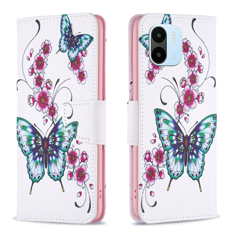 Custodia per cellulare in pelle con motivo a disegno colorato, For Xiaomi Redmi A1, For Samsung Galaxy A04 4G