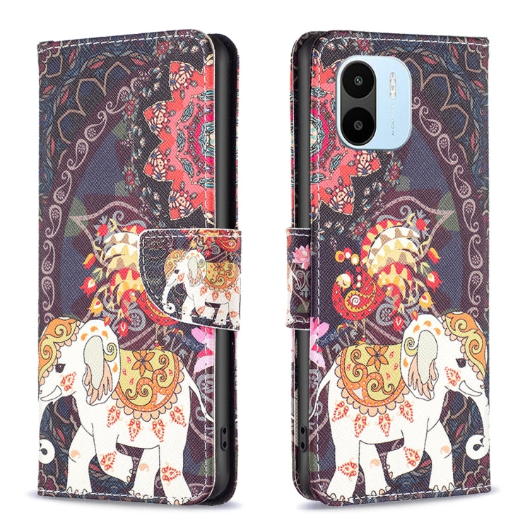 Custodia per cellulare in pelle con motivo a disegno colorato, For Xiaomi Redmi A1, For Samsung Galaxy A04 4G