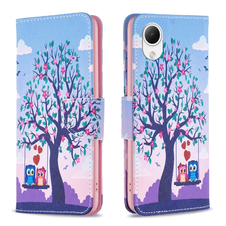 Custodia per cellulare in pelle con motivo a disegno colorato, For Samsung Galaxy A23e 5G