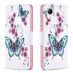 Custodia per cellulare in pelle con motivo a disegno colorato, For Samsung Galaxy A23e 5G