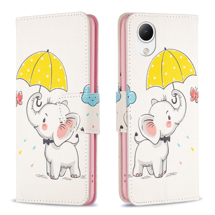 Custodia per cellulare in pelle con motivo a disegno colorato, For Samsung Galaxy A23e 5G