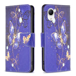 Custodia per cellulare in pelle con motivo a disegno colorato, For Samsung Galaxy A23e 5G