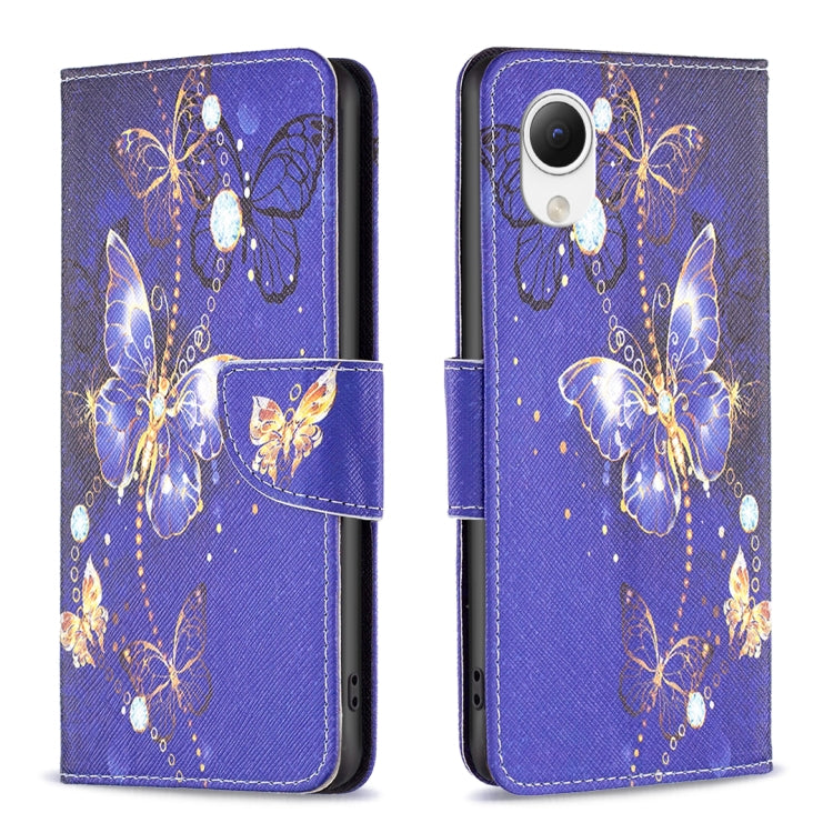 Custodia per cellulare in pelle con motivo a disegno colorato, For Samsung Galaxy A23e 5G