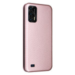 Custodia per telefono in pelle con trama in fibra di carbonio, For Oukitel C31, For vivo Y22s / Y35, For Cubot X50, For Samsung Galaxy A04 4G, For Sony Xperia 5 IV