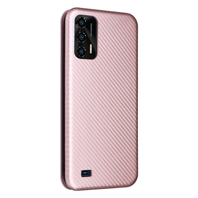 Custodia per telefono in pelle con trama in fibra di carbonio, For Oukitel C31, For vivo Y22s / Y35, For Cubot X50, For Samsung Galaxy A04 4G, For Sony Xperia 5 IV
