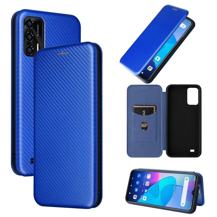 Custodia per telefono in pelle con trama in fibra di carbonio, For Oukitel C31, For vivo Y22s / Y35, For Cubot X50, For Samsung Galaxy A04 4G, For Sony Xperia 5 IV