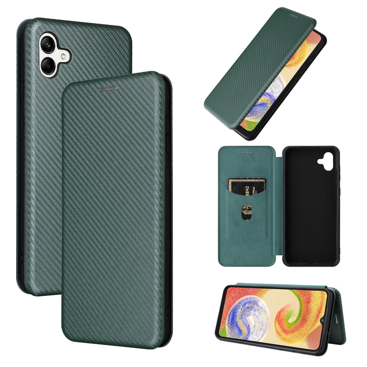 Custodia per telefono in pelle con trama in fibra di carbonio, For Oukitel C31, For vivo Y22s / Y35, For Cubot X50, For Samsung Galaxy A04 4G, For Sony Xperia 5 IV