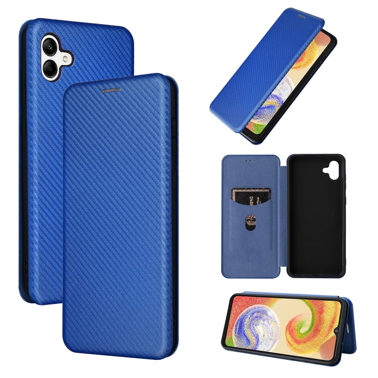 Custodia per telefono in pelle con trama in fibra di carbonio, For Oukitel C31, For vivo Y22s / Y35, For Cubot X50, For Samsung Galaxy A04 4G, For Sony Xperia 5 IV