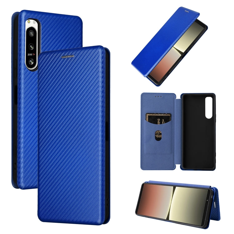 Custodia per telefono in pelle con trama in fibra di carbonio, For Oukitel C31, For vivo Y22s / Y35, For Cubot X50, For Samsung Galaxy A04 4G, For Sony Xperia 5 IV