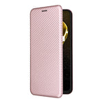 Custodia per telefono in pelle con trama in fibra di carbonio, For Realme 9i, For Xiaomi Poco C40, For Xiaomi Poco M5 4G, For ZTE Axon 40 Pro