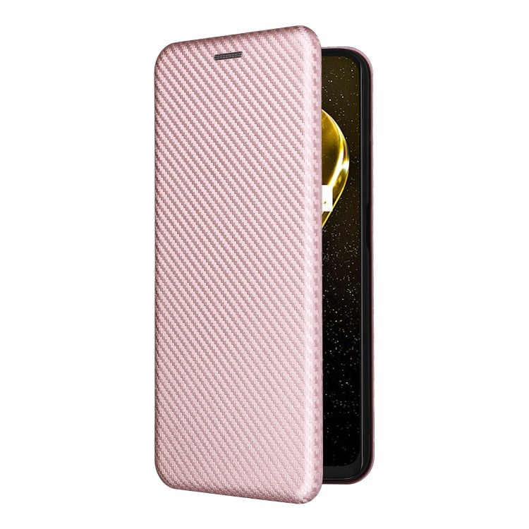 Custodia per telefono in pelle con trama in fibra di carbonio, For Realme 9i, For Xiaomi Poco C40, For Xiaomi Poco M5 4G, For ZTE Axon 40 Pro