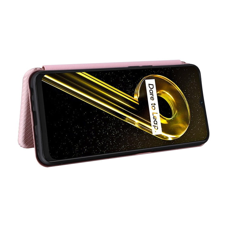 Custodia per telefono in pelle con trama in fibra di carbonio, For Realme 9i, For Xiaomi Poco C40, For Xiaomi Poco M5 4G, For ZTE Axon 40 Pro