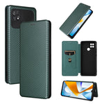 Custodia per telefono in pelle con trama in fibra di carbonio, For Realme 9i, For Xiaomi Poco C40, For Xiaomi Poco M5 4G, For ZTE Axon 40 Pro