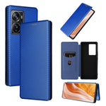 Custodia per telefono in pelle con trama in fibra di carbonio, For Realme 9i, For Xiaomi Poco C40, For Xiaomi Poco M5 4G, For ZTE Axon 40 Pro