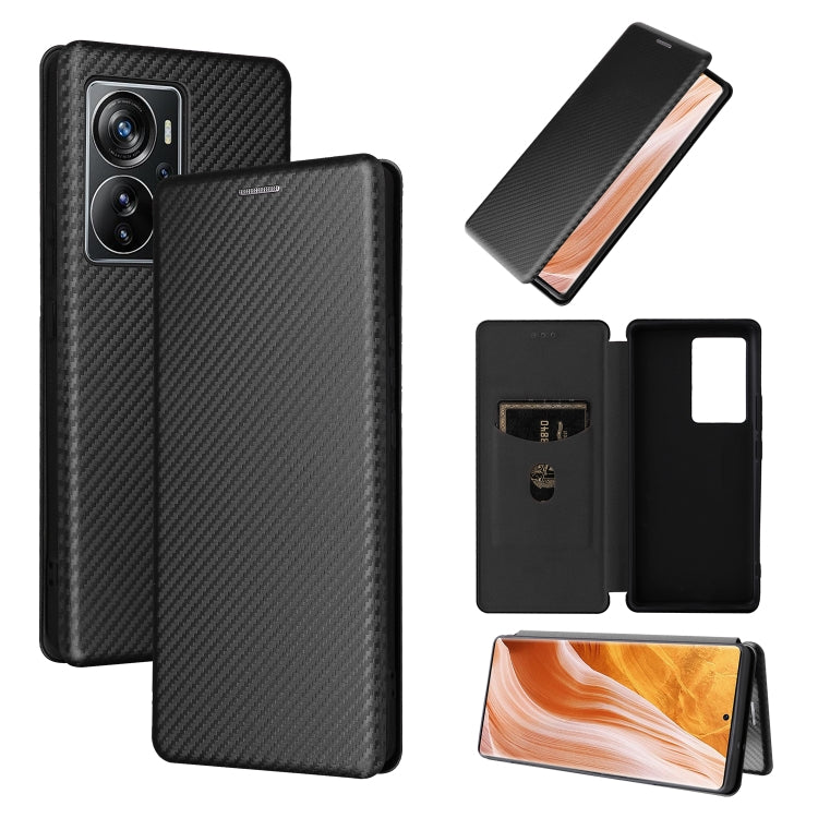 Custodia per telefono in pelle con trama in fibra di carbonio, For Realme 9i, For Xiaomi Poco C40, For Xiaomi Poco M5 4G, For ZTE Axon 40 Pro