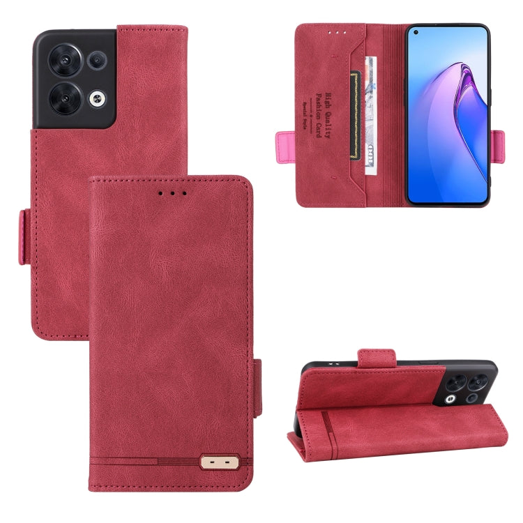 Custodia per cellulare in pelle con chiusura magnetica, For Sharp Aquos Sense7 Plus, For OPPO Reno8 5G, For OPPO Reno8 Pro 5G