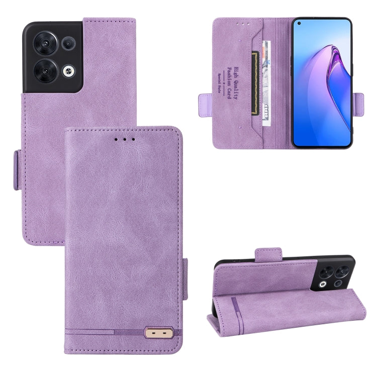 Custodia per cellulare in pelle con chiusura magnetica, For Sharp Aquos Sense7 Plus, For OPPO Reno8 5G, For OPPO Reno8 Pro 5G