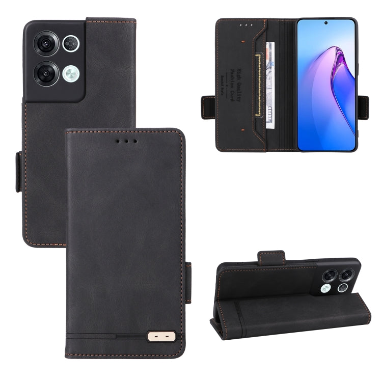 Custodia per cellulare in pelle con chiusura magnetica, For Sharp Aquos Sense7 Plus, For OPPO Reno8 5G, For OPPO Reno8 Pro 5G