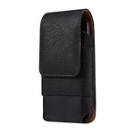 Marsupio in tessuto Oxford con trama in pelle bovina per cellulare, For 5.2 inch, For 6.1 inch, For 6.5 inch, For 6.7-6.9 inch, For 7.0 inch