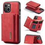 DG.MING M1 Series 3-Fold Multi Card Wallet custodia in pelle, For iPhone 14, For iPhone 14 Plus, For iPhone 14 Pro, For iPhone 14 Pro Max