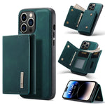 DG.MING M1 Series 3-Fold Multi Card Wallet custodia in pelle, For iPhone 14, For iPhone 14 Plus, For iPhone 14 Pro, For iPhone 14 Pro Max
